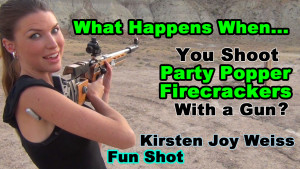 Shooting Party poppers kirsten joy weiss