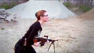 BAR FND Full Auto Kirsten Joy Weiss Ready to fire