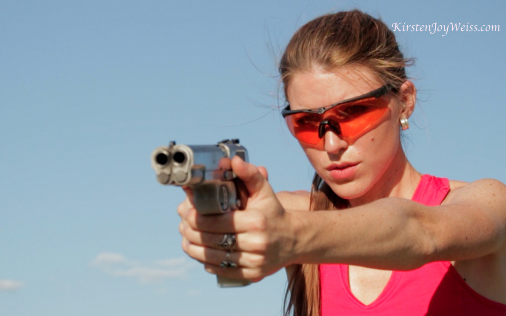 Aiming double barrel words