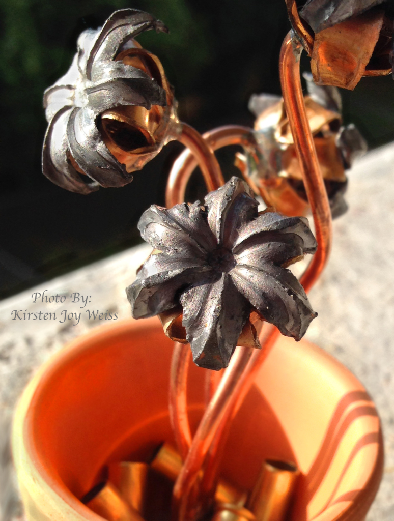 Bullet bouquets in sun