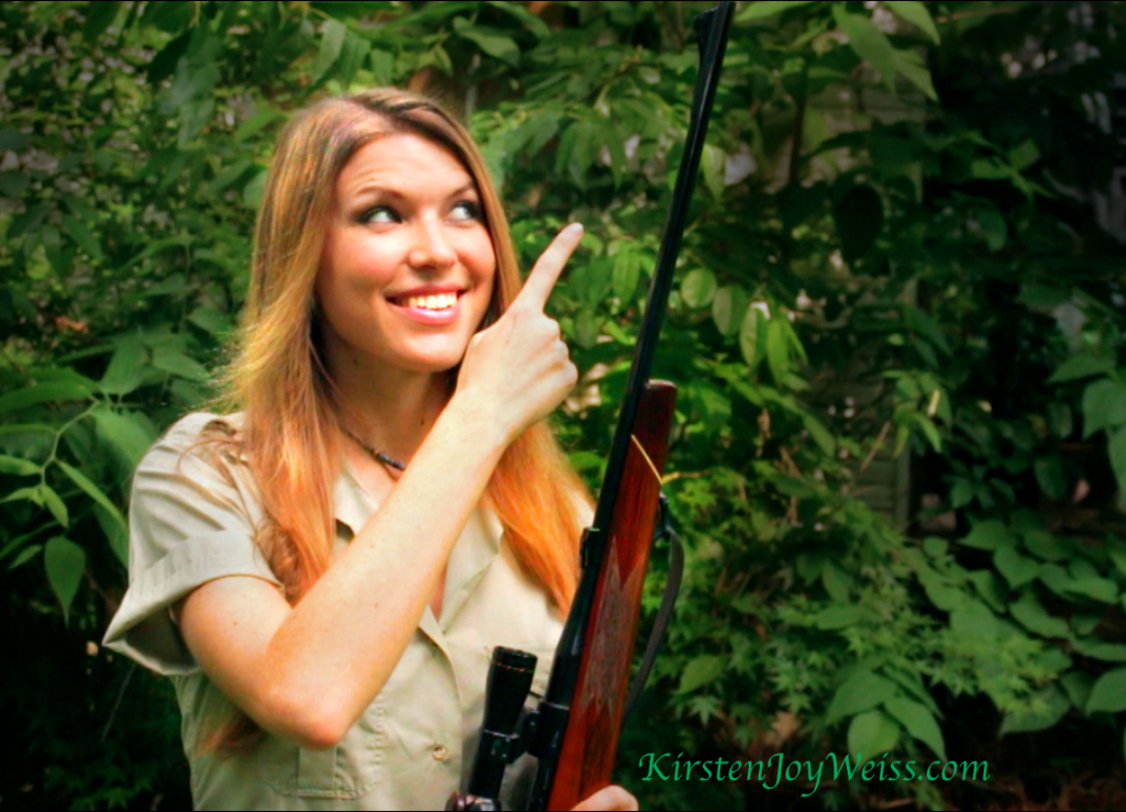 barrel support point at gun smile words