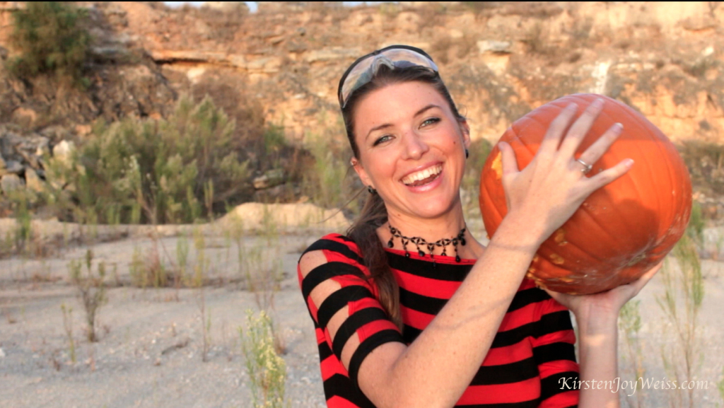 pumpkin carved laughing kirsten joy weiss